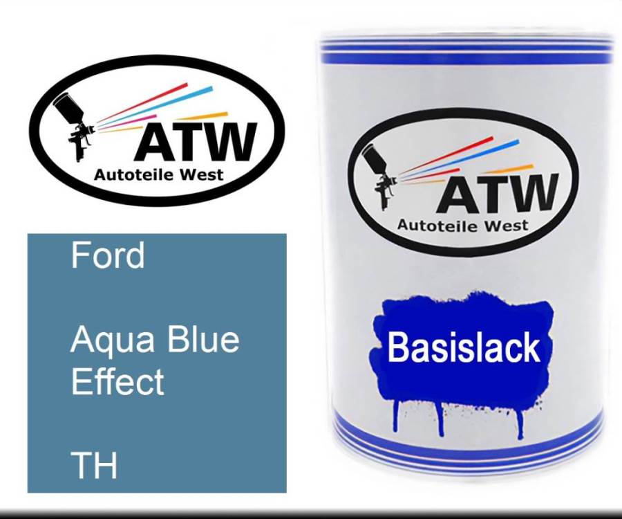 Ford, Aqua Blue Effect, TH: 500ml Lackdose, von ATW Autoteile West.